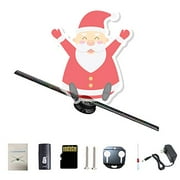 3D Hologram Fan,16.5 Inch 3D Hologram Projector Advertising Display with 1.2 Inches Thick, 700 Video Library and 224 LED for Business Store Signs,Bar,Casino,Party,halloween Missyou
