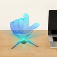 thumbnail image 1 of 3D Hologram Fan, 52CM 4-Blade LED Holographic Display Fan, 160° Wide Viewing Angle, 552 LEDs for Floating 3D Advertising, Shop, Exhibition, Promotion, 1 of 20