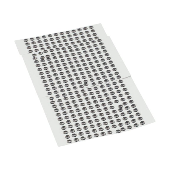 3D Holographic Fishing Lure Eyes 3/4/5/6mm Red Gold Silver 300pcs Pack for Fly Tying and Tackle Craft(Silver 5mm)