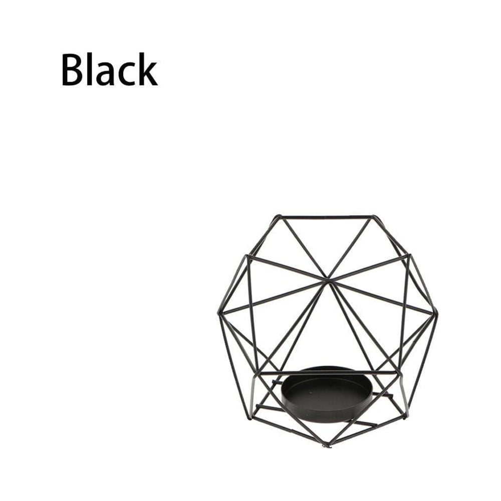 3D Home Decor Centerpieces Hollow Candlestick Tea Light Holder