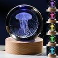 thumbnail image 1 of 3D Hummingbird Crystal Ball 60mm - Hummingbird Figurine Glass Animal Decor for Room, Birthday, Lovers Keepsake Paperweight, 1 of 5