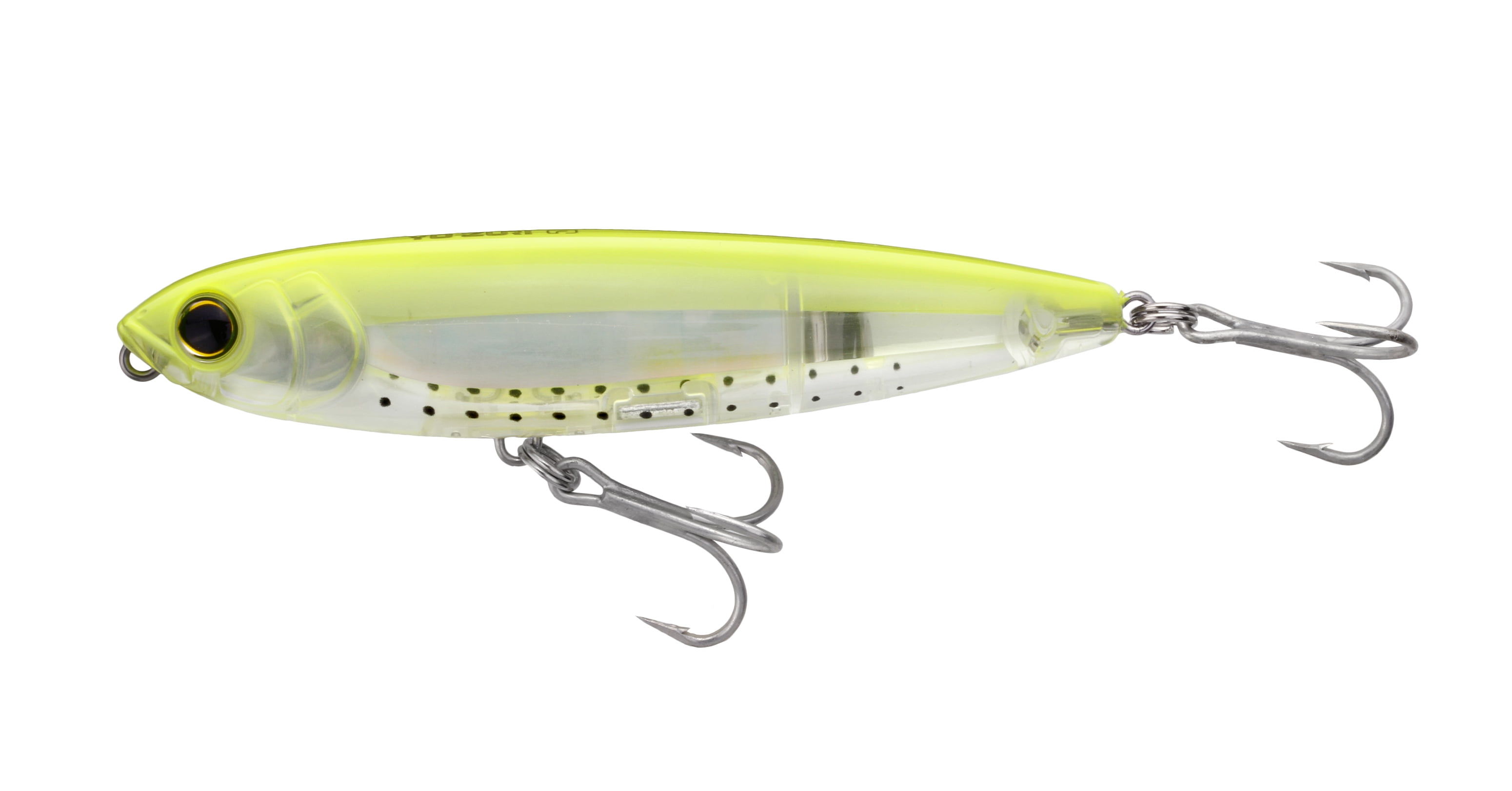 Matita 3D Inshore TOPKNOCK (F) 100mm 4” – Esca Da Pesca Topwater In Rosa Argento Chartreuse, 9/16 Oz
