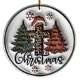 thumbnail image 1 of 3D Inflated Jesus Christmas Ornament, Christmas Ornaments, Puffy Christmas Round, Christmas Decorations, Christmas Sister In Law Birthday Gifts, 1 of 5