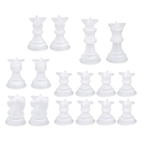 3D International Chess Piece Mold Jewelry Resin Casing Mold Chess Shaped Chocolates Candy Baking Tools Easy to Use