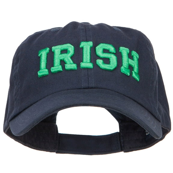 3D Irish Embroidered Low Profile Cap - Navy OSFM