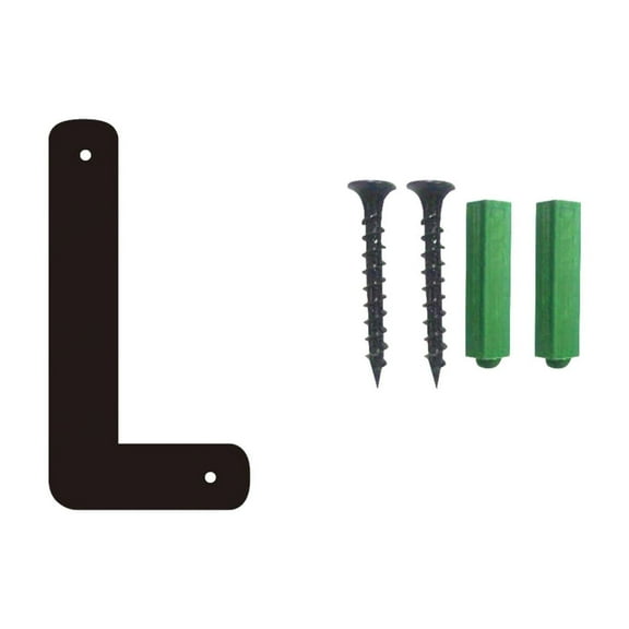 3D Iron Art House Numbers Letters Sign with Screws, Decorative Metal Alphabet Characters for Home Address, Garden, Shop Decor - Industrial Vintage Style with 26 English Letters, Each Letter Includes