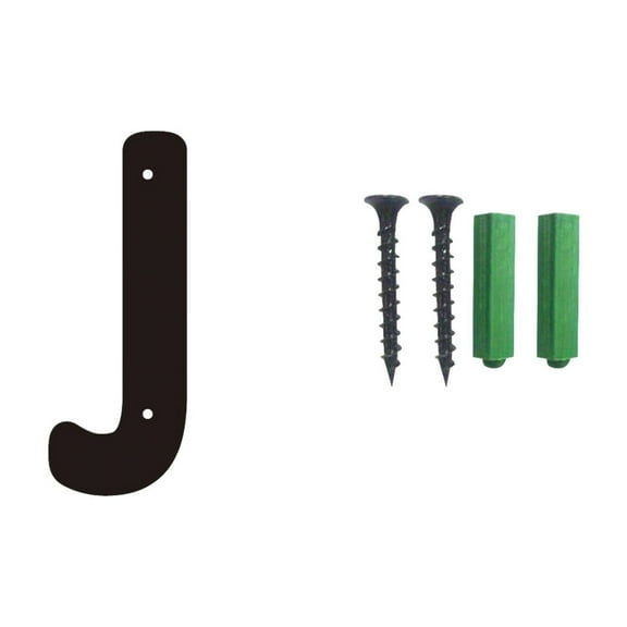 3D Iron Art House Numbers Letters Sign with Screws, Decorative Metal Alphabet Characters for Home Address, Garden, Shop Decor - Industrial Vintage Style with 26 English Letters, Each Letter Includes