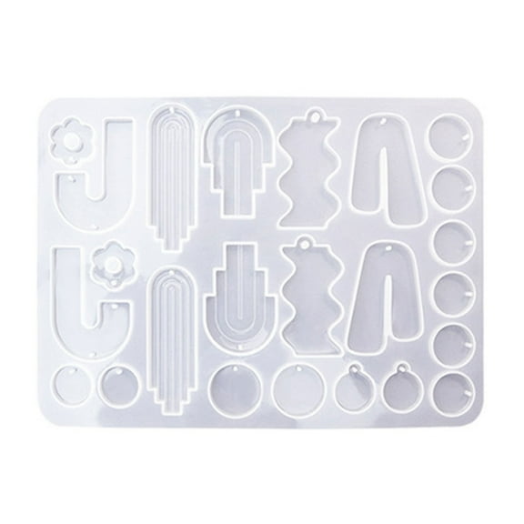3D Irregular Silicone Molds DIY Resin Earring Jewelry Pendant Mold