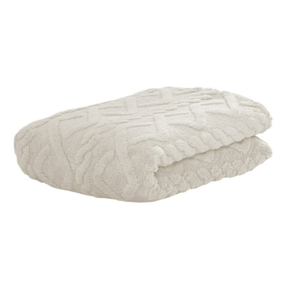 3D Jacquard Grey Throw Blanket, Wool Blanket, Sofa Nap Blanket, Student Dormitory Blanket(39.37x27.55x0.39in)