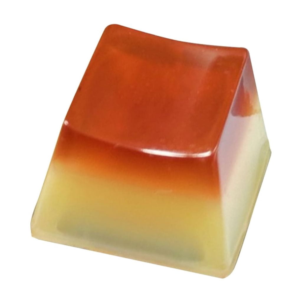 Only Keycap - Durchsichtige 'Jelly Puddings' Tastenkappen Aus Harz, Für Mechanische Tastaturen (1 Stück)