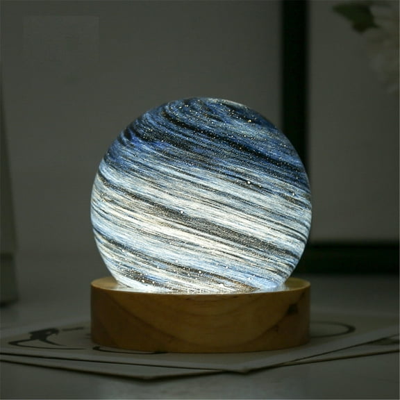 3D Kids Planet Lamp Moon Lamp Stepless Dimming Planet Lamp Moon Lamp Gift For Girls Boys Kids Birthday