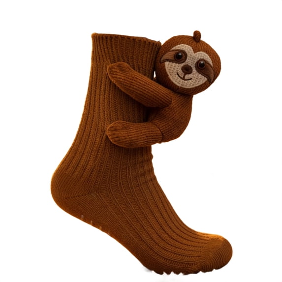 3D Knit Animal Socks - Cozy Winter Socks With Cute Plush Animal Designs, Christmas Gifts For Kids & Adults