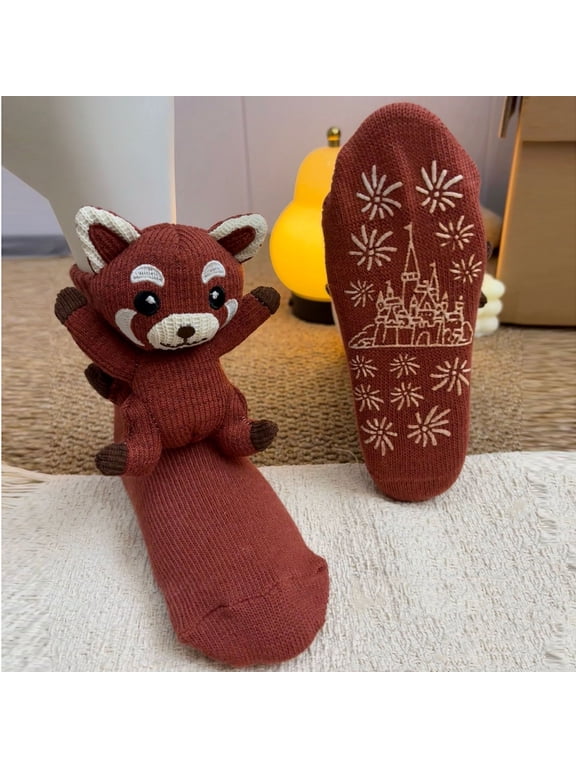 3D Knit Animal Socks - Cozy Winter Socks With Cute Plush Animal Designs, Christmas Gifts For Kids