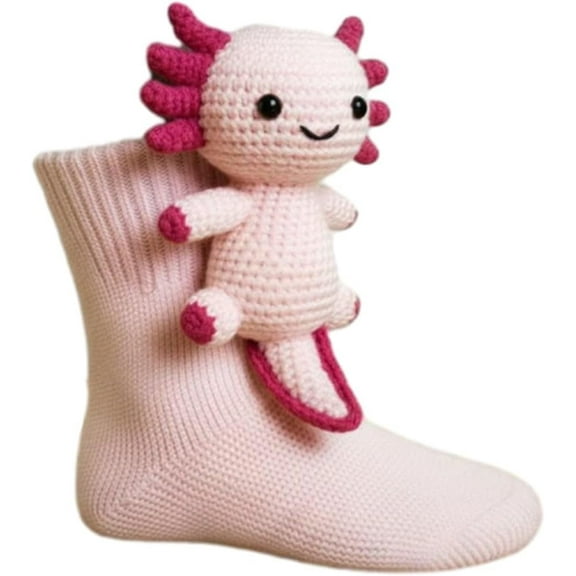 3D Knit Animal Socks, Funny Novelty Christmas Floor Socks, Cute 3D Panda Black Cat Koala Capybara Raccoon Sloth Cow Animals Crochet Knit Sock