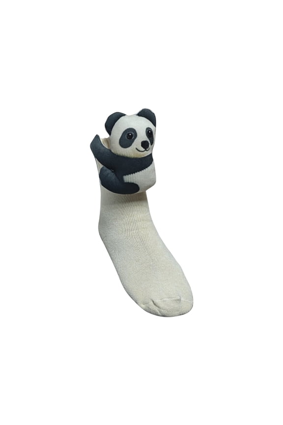 3D Knit Animal Socks Sloth, Machine Washable Knit Socks for Men & Women, Various Animal Pattern designs, Winter Warm Style