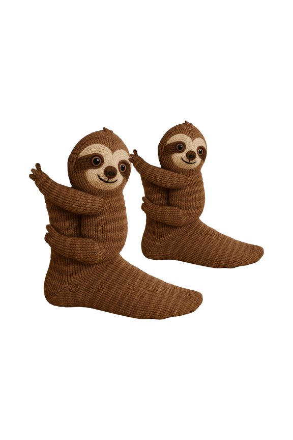 3D Knit Animal Socks,Warm Non- Christmas Socks,Funny Warm and Soft Long Stocking Stuffers Socks, Animal Socks Hand Crocheted, Fun & Adorable Christmas Gift for Unisex