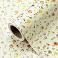 thumbnail image 1 of 3D Kraft Wildflower Wrapping Paper Roll - Mini Roll - 17 Inch x 16.5 Feet - Elegant Floral Wrapping Paper with Embossed Perfect for Wedding, Birthday, Bridal Shower, Tea Party, 1 of 15