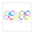 3D LED Digital Wall Clock Rgb Clock Luminous Table Alarm Clock Time