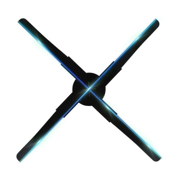 3D LED Light Beads Naked Eye Holographic Fan Rotating Lamp for Sky Light,Shops,Bars,Advertising Signs ,Multi-Scene Use