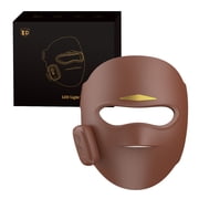 3D LED Light Therapy Mask with 4 Modes, Timer LED Face Mask Light Therapy with 336 PCS LED Beads, Portable Infrared & Red Lights Therapy Masks for Home Working Travel Yoga Sleep