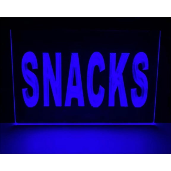3D LED Neon Signs Bar Neon Light Sign 110075 Snacks Food Fish Chips Cafe Shop Store Open Display Led (Lamp Neon Like Signs For Wall Decor 16 x 12 In