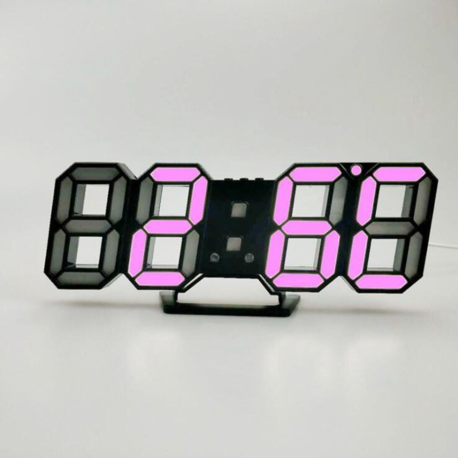 3D LED Wall Digital Clock - Walmart.com
