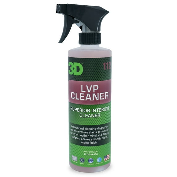 3D - LVP Cleaner Leather Vinyl Plastic Car Interior Cleaner