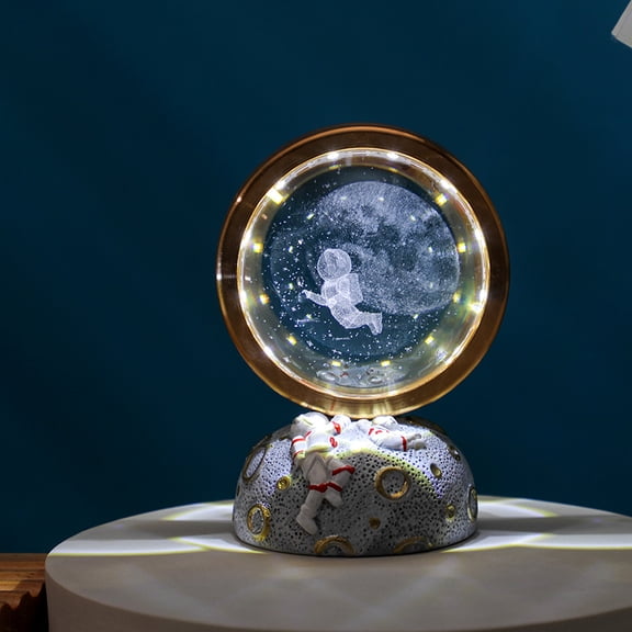 3D Laser Stargazing Crystal Ball,Decor Glass Sphere Lamp Night Light,Gifts for Women Men Mom Kids