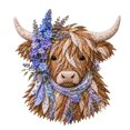 3D Layered Art DIY Kit for Adults Highland Cow Patchwork Craft Kit ...