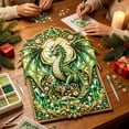 thumbnail image 1 of 3D Layered Dragon Diamond Kit 10x12in, Round Drill Canvas Wall Art, Christmas Decoration Indoor Wall Ornament Home Tabletop Decor, 1 of 7