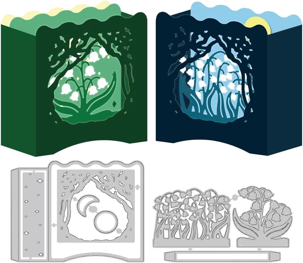3D Layered Lily of The Valley Die Cuts for Card Making Flowers ...