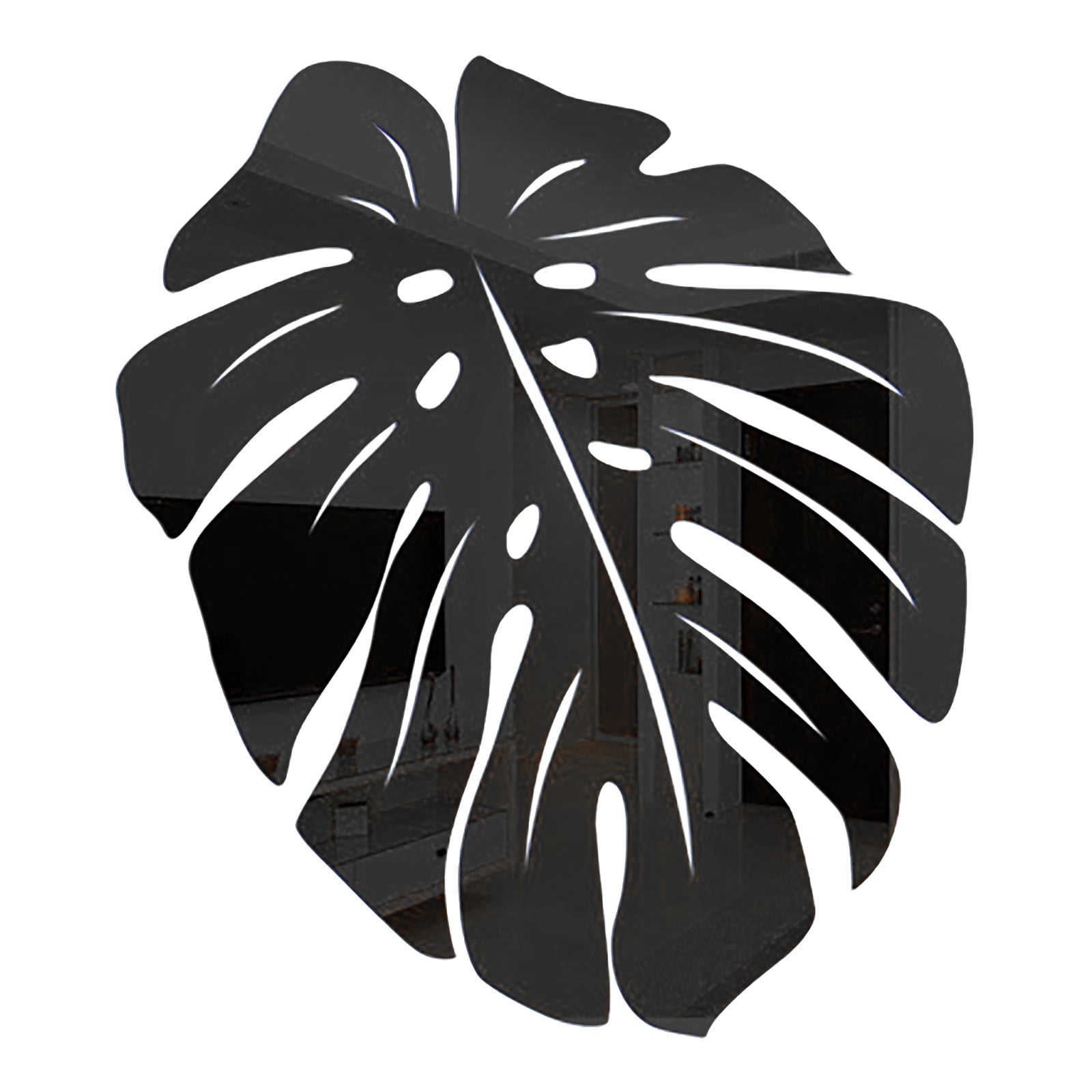 3D Leaf Flower Acrylic Mural Decal Removable Wall Sticker DIY Home 1000