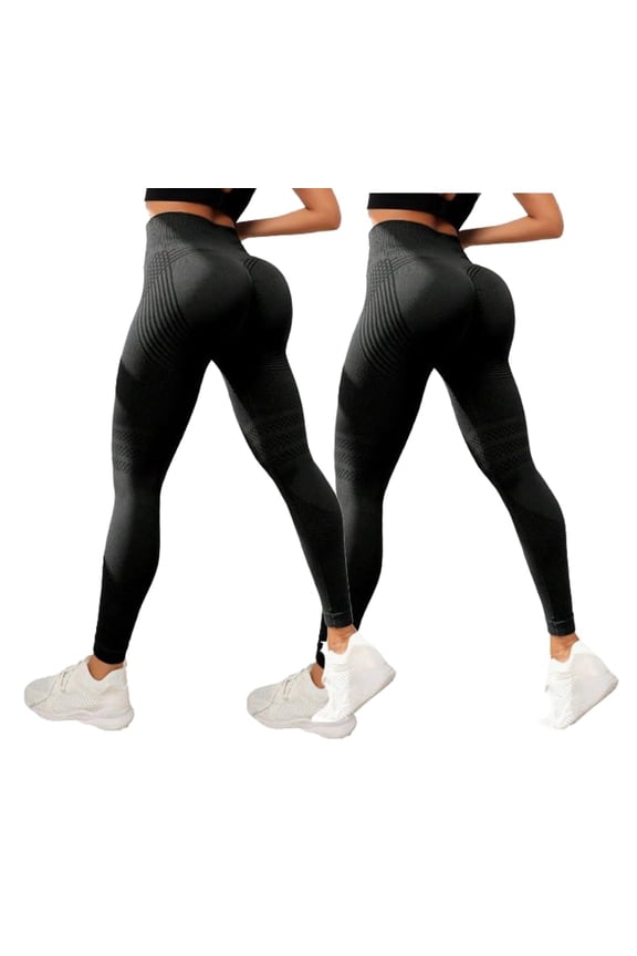 3D Leggings Cellulite Compression, High Waist Sculpting Workout Pants with Breathable Stretch Fabric for Women Yoga Gym Running Daily Wear