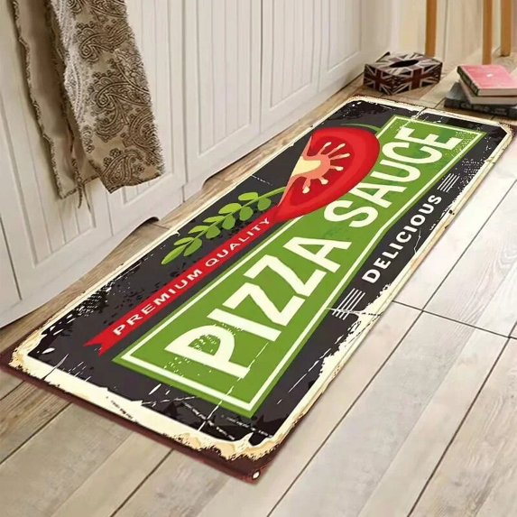 3D Letter Printed Laundry Room Door Mat Bedroom Hallway Doorway Kitchen Rug Long Strip Durable Area Rugs Carpet Home Decoration