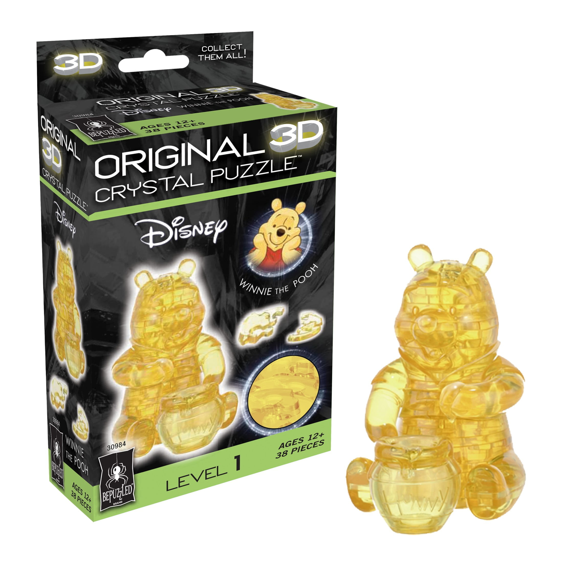 Disney Winnie the Pooh Honey Pot 3D Crystal Puzzle