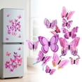 thumbnail image 1 of 3D Lifelike Butterfly Wall Decals, Removable Butterfly Home Decor Stickers, Kitchen Fridge Butterfly Decorations, Adhesive Butterfly DIY Craft Stickers for Wall Murals & Fridge Accents, 1 of 5