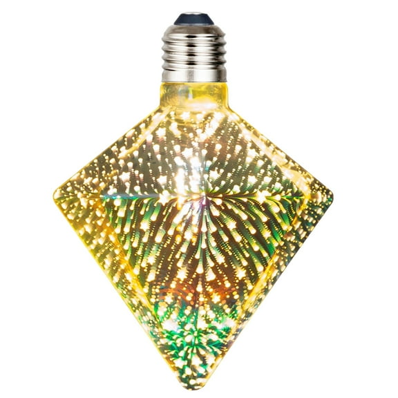 3D Light Bulb, LED Lava Lamp Bulb for Christmas and Party Decorations, Colorful Glass Ball, E27 Socket, 5W, Wide Voltage Range, High Brightness