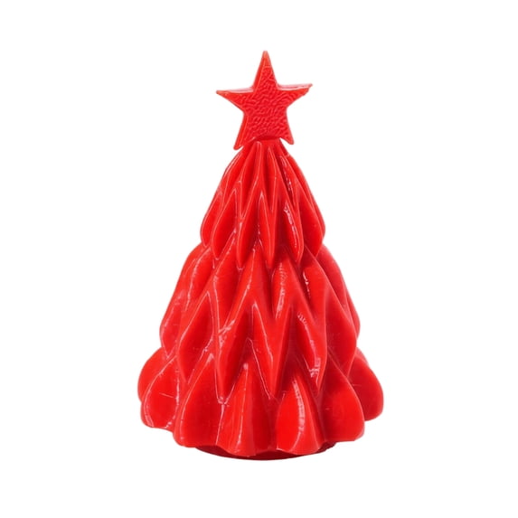 3D Light-Up Christmas Tree Figurine, 3.3