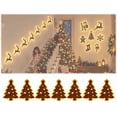 thumbnail image 1 of 3D Light Up Wooden Reindeer Wall Decor 7Pcs,LED Christmas Silhouette Lights with Peel Stick Backing,Warm Glow Festive Holiday Home Decoration Gift Set, 1 of 6