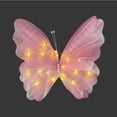 thumbnail image 1 of 3D Lighted Butterfly Garden Decoration with LED Lights, Pink, Outdoor Wedding Party Home Decor Prop, 1 of 6
