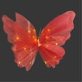 thumbnail image 1 of 3D Lighted Butterfly Garden Decoration with LED Lights, Red, Outdoor Wedding Home Decor Ornament, 1 of 4