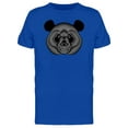 thumbnail image 1 of 3D Line Art Panda Head T-Shirt Men -Image by Shutterstock, Male 3X-Large, 1 of 2