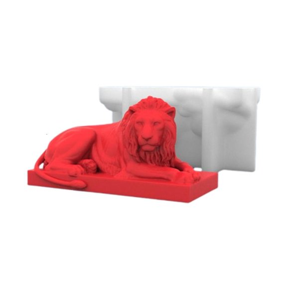 ANXPTIME 3D Lion Candle Mold Silicone Molds for Aromatherapy Candles Soap Making