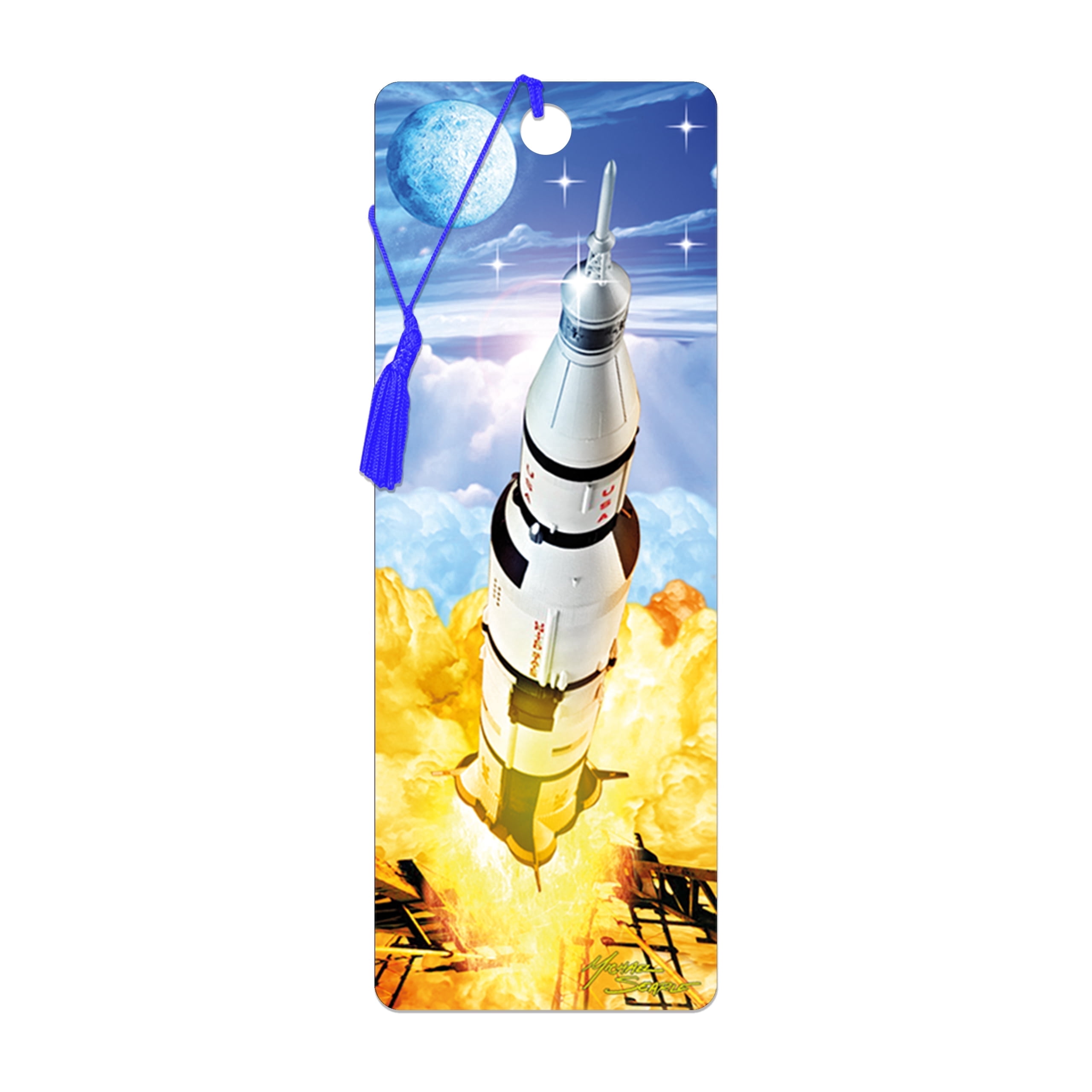 3D LiveLife Bookmark - Apollo from Deluxebase. Lenticular Space ...