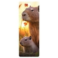 thumbnail image 1 of 3D LiveLife Bookmark Cute Capybaras by Deluxebase – Lenticular 3D Art by Collin Bogle, 1 of 2