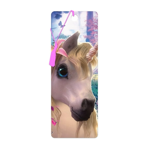 3D LiveLife Bookmark Cute Uni Unicorn Lenticular 3D Design by David Penfound