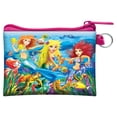thumbnail image 1 of 3D LiveLife Change Purse - Mermaid Magic from Deluxebase. Lenticular Zip Pouch with 3D Fantasy Image, Novelty Animal Wallet for Cash & Cards, 1 of 4
