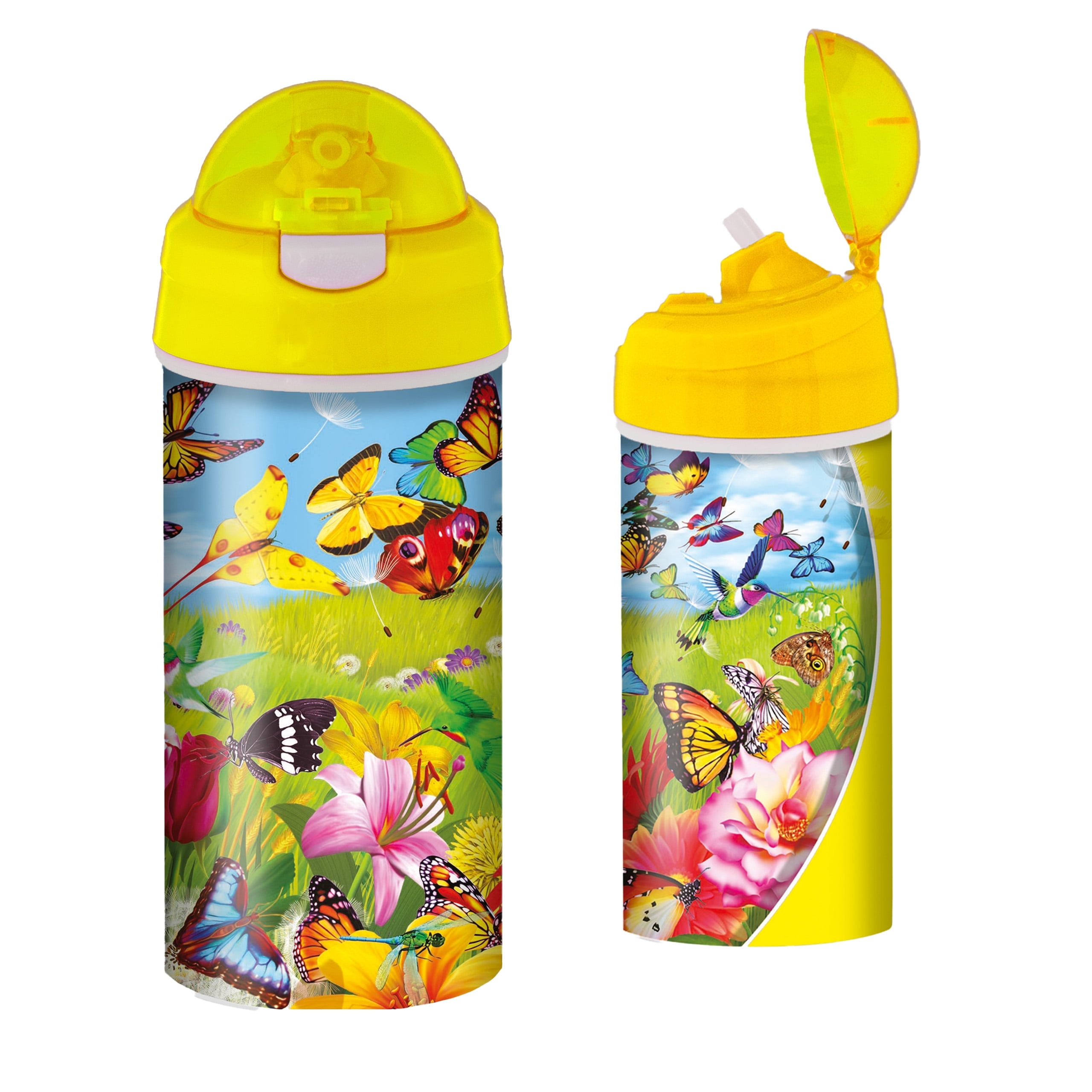 3D LiveLife Drinking Bottle - Butter Flutter from Deluxebase ...