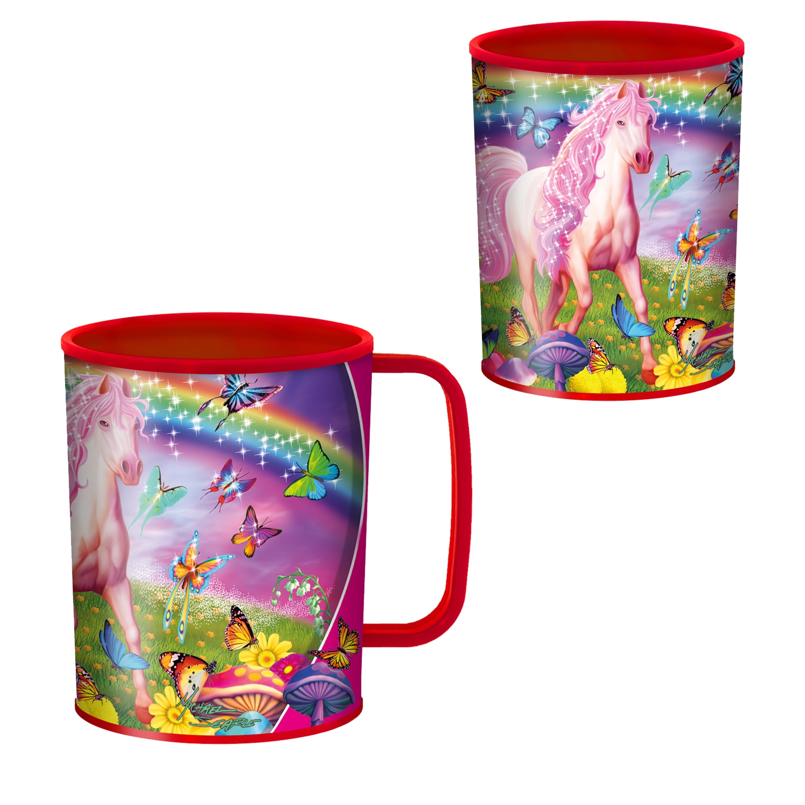 3D LiveLife Drinking Cup - Unicorn Bliss by Deluxebase | 10oz Lenticular Magic Kids Cup by Searle