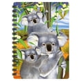 thumbnail image 1 of 3D LiveLife Jotter - Koala Cuddle from Deluxebase. Spiral Bound A6 5.5x4in Small Animal Notebook, 80 Plain Recycled Pages, Cute Cover., 1 of 5